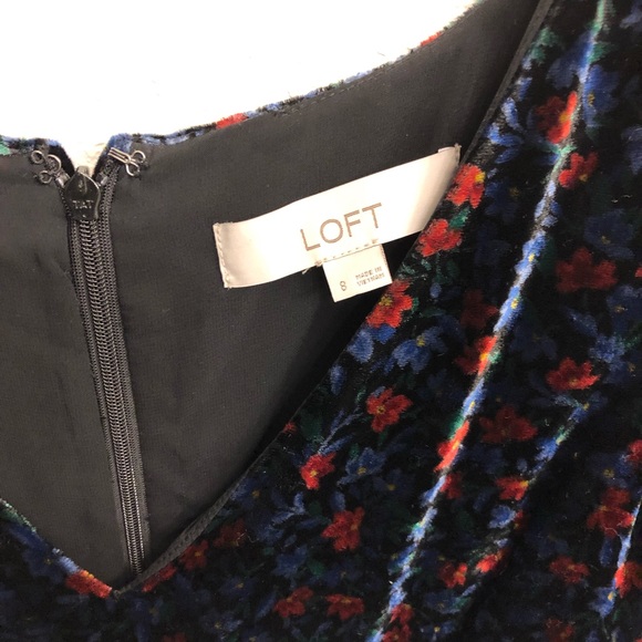 Loft Velvet Dress - Picture 3 of 7